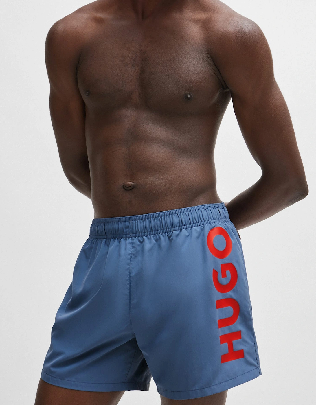 Vertical Logo Fully Lined Swim Shorts