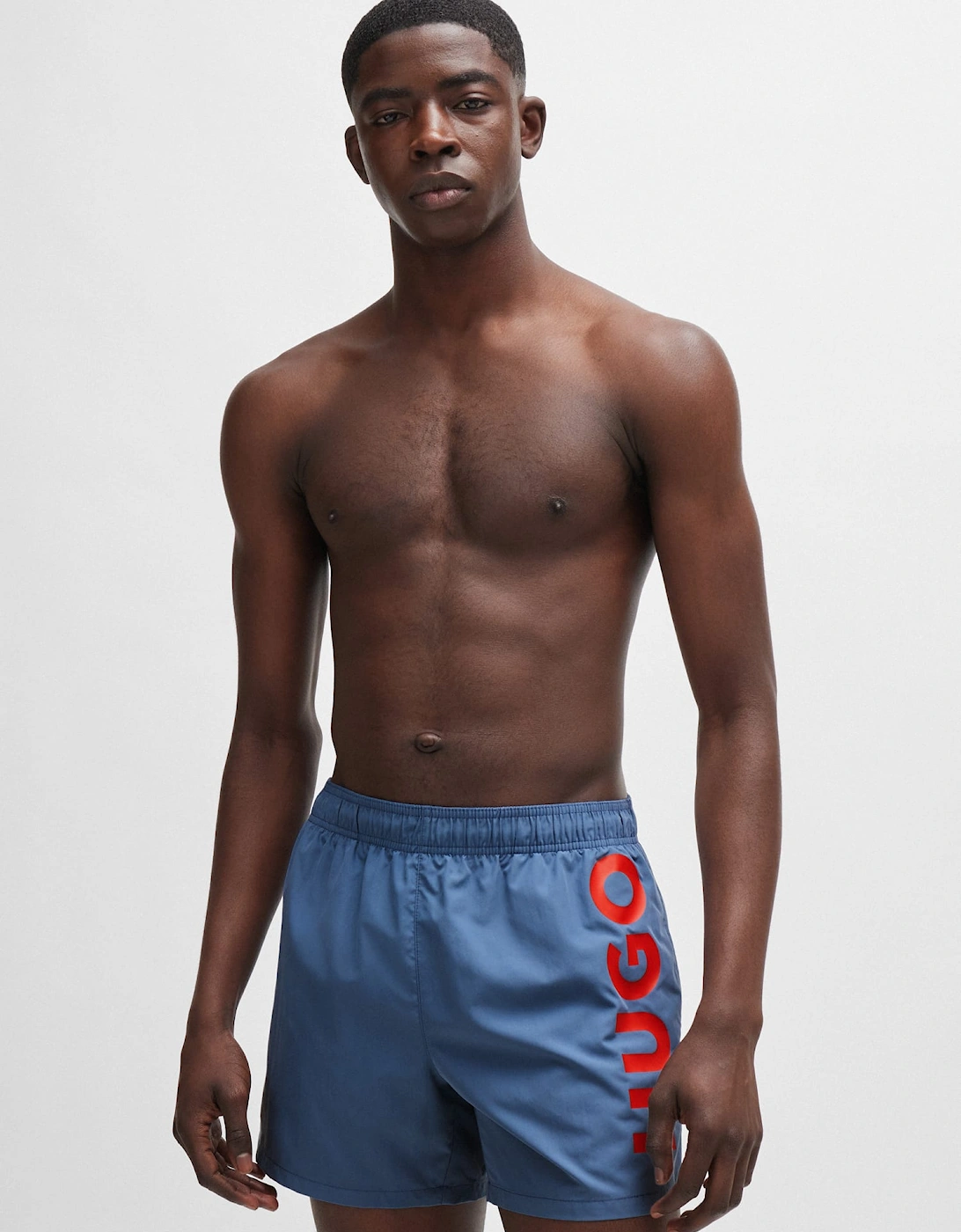 Vertical Logo Fully Lined Swim Shorts