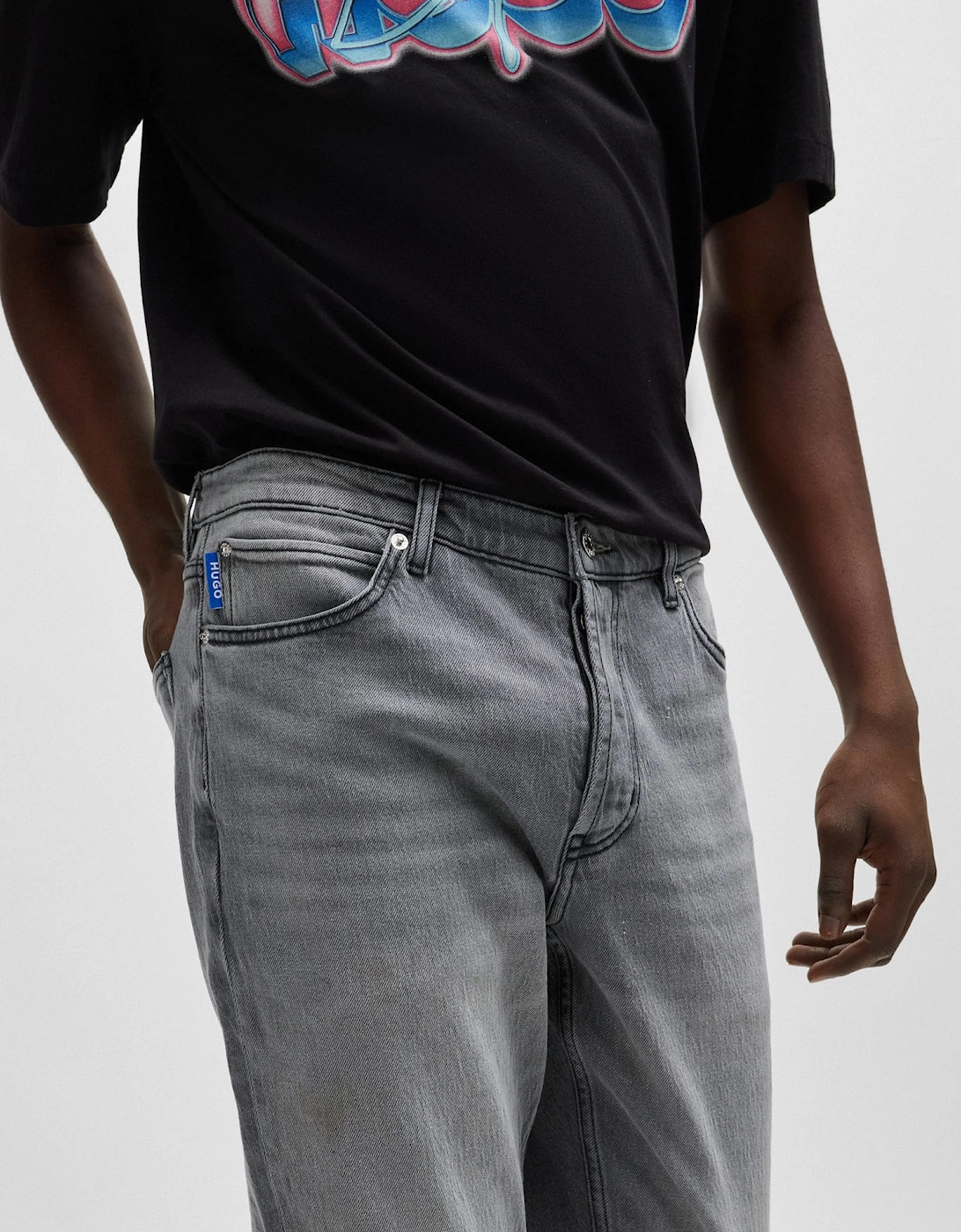 Tapered-Fit Jeans