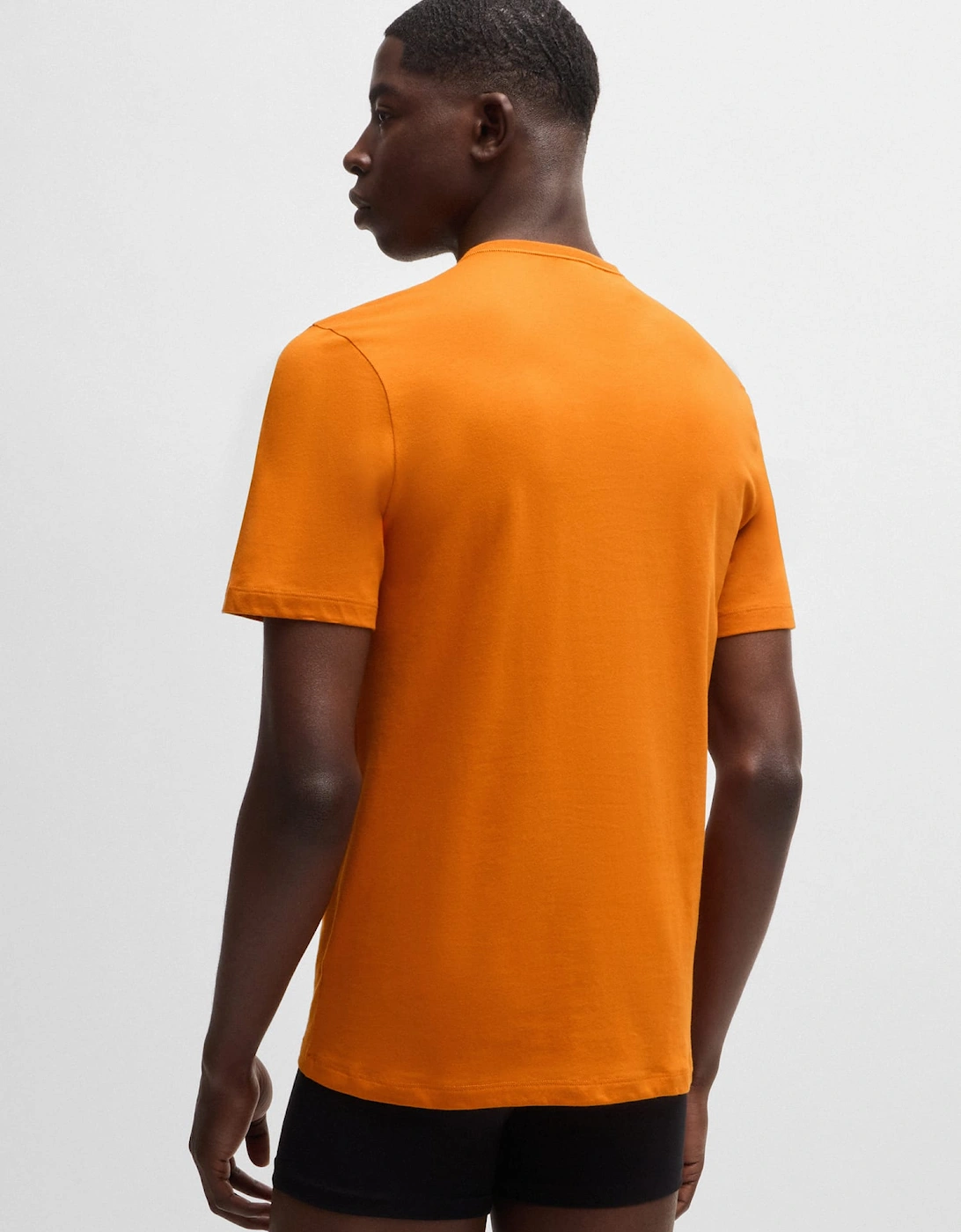 3 Pack Logo Print Underwear T-Shirts - 3 Pack of Cotton Underwear T-Shirts