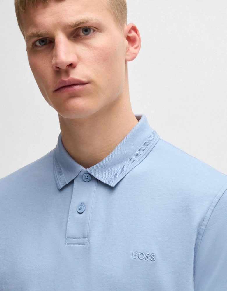 Interlock-Cotton Polo Shirt