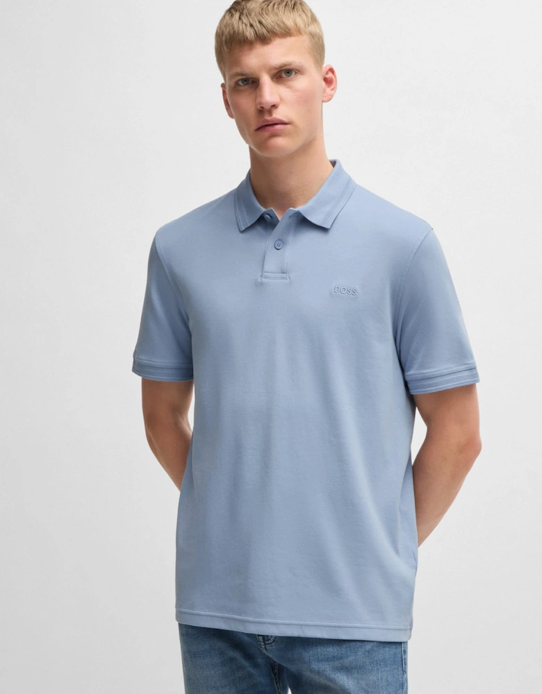 Interlock-Cotton Polo Shirt