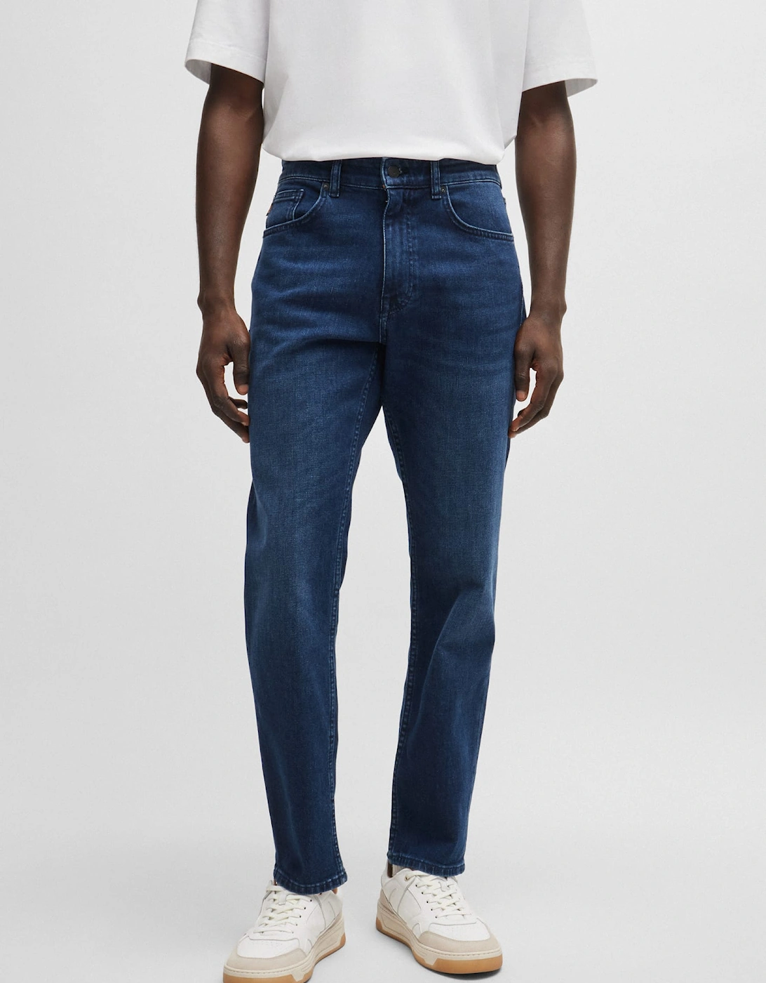 Tapered-Fit Jeans