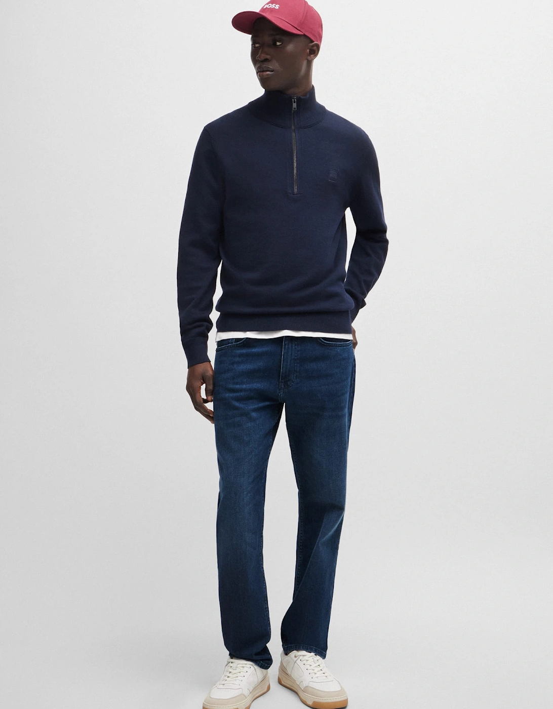 Tapered-Fit Jeans