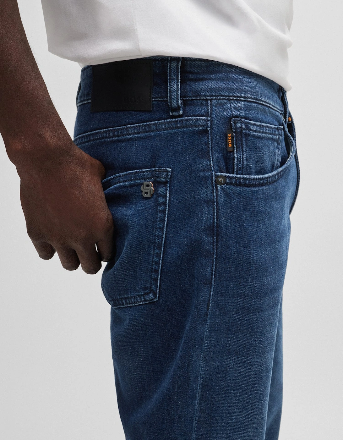 Tapered-Fit Jeans