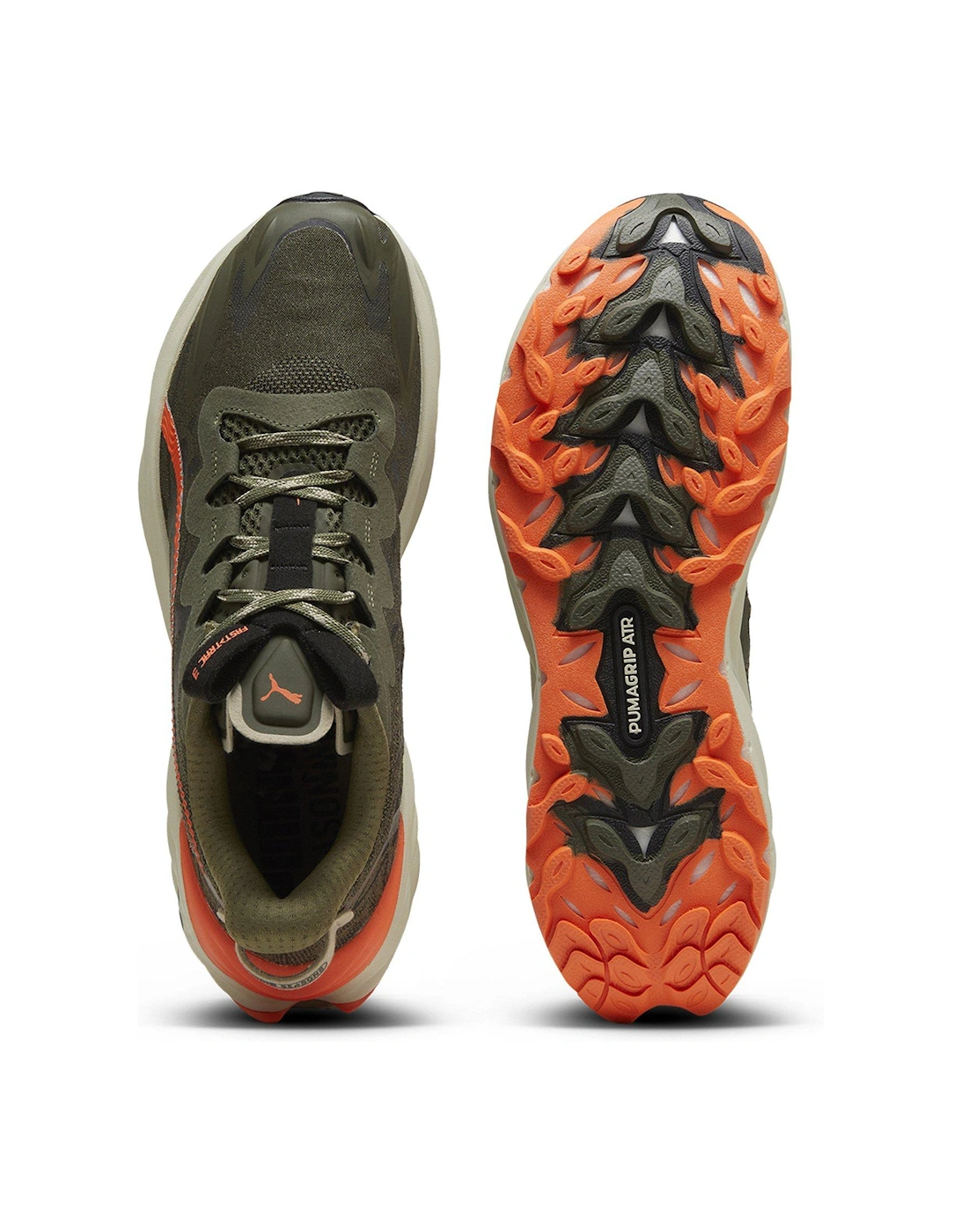Mens Running Fast-Trac Nitro 3 Trainers - Khaki