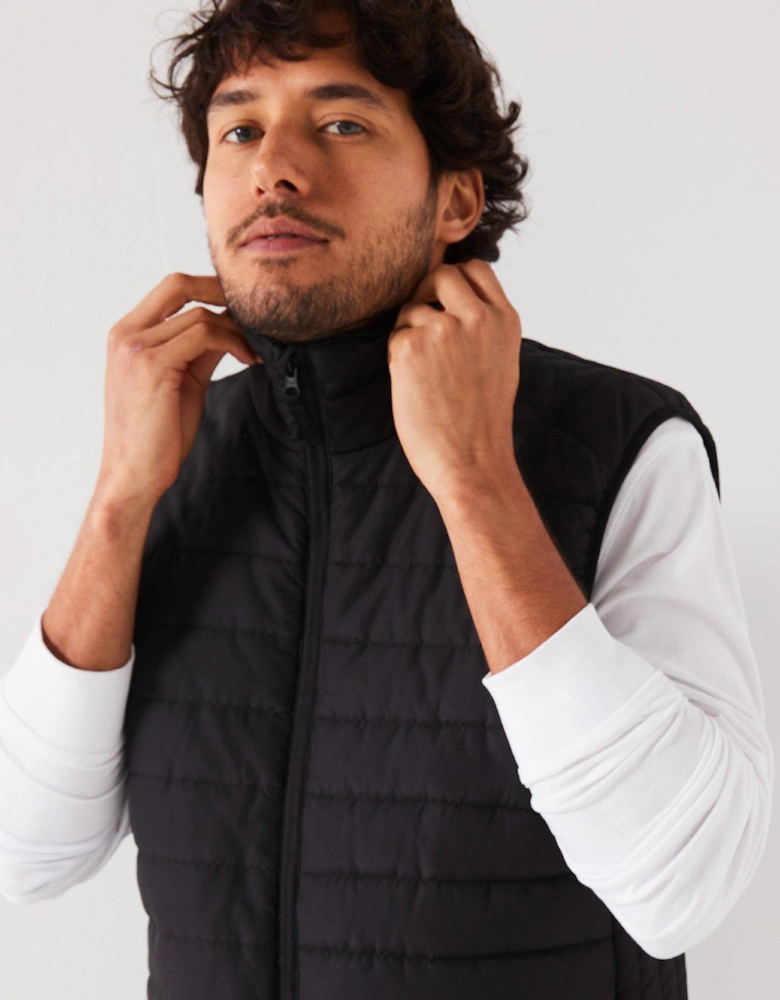 Lightweight Padded Gilet - Black