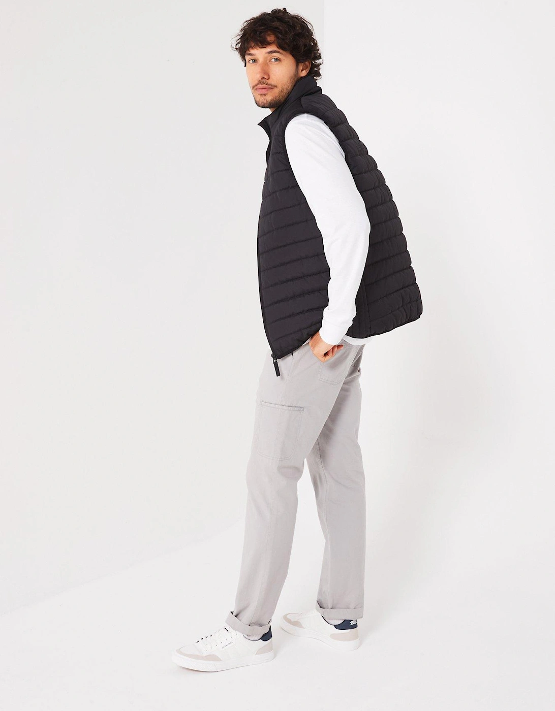 Lightweight Padded Gilet - Black