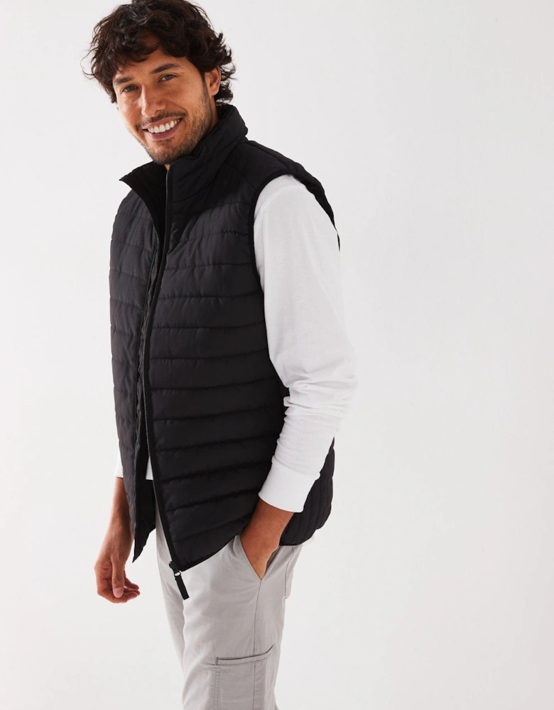 Lightweight Padded Gilet - Black