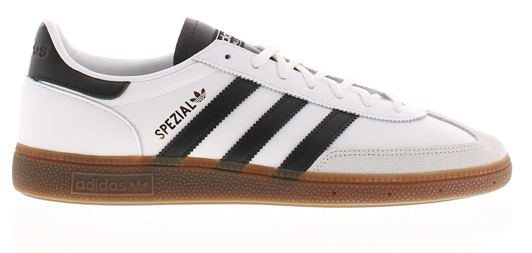 Mens Trainers Handball Spezial Leather Lace Up white UK Size