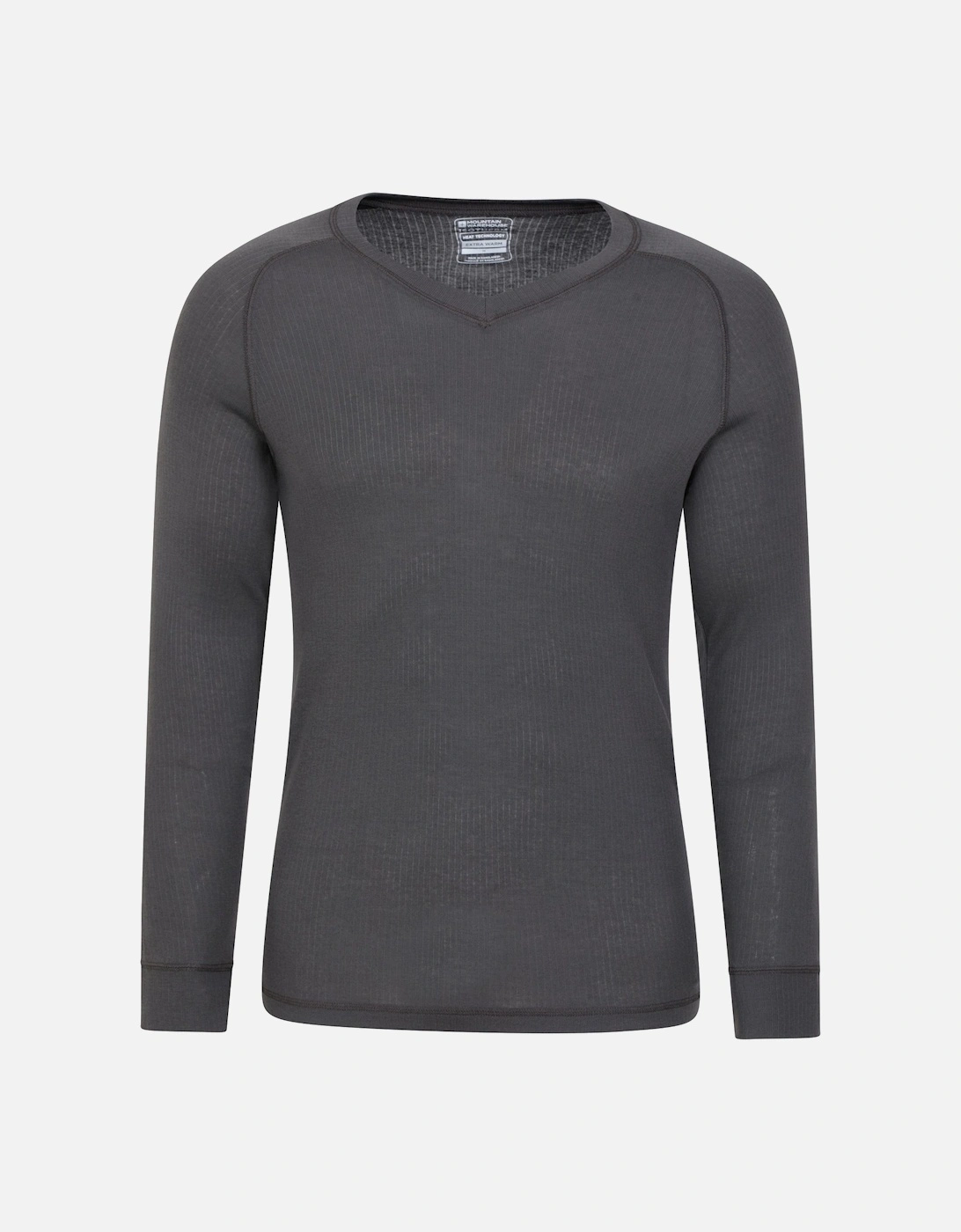 Mens Talus V Neck Thermal Top, 4 of 3