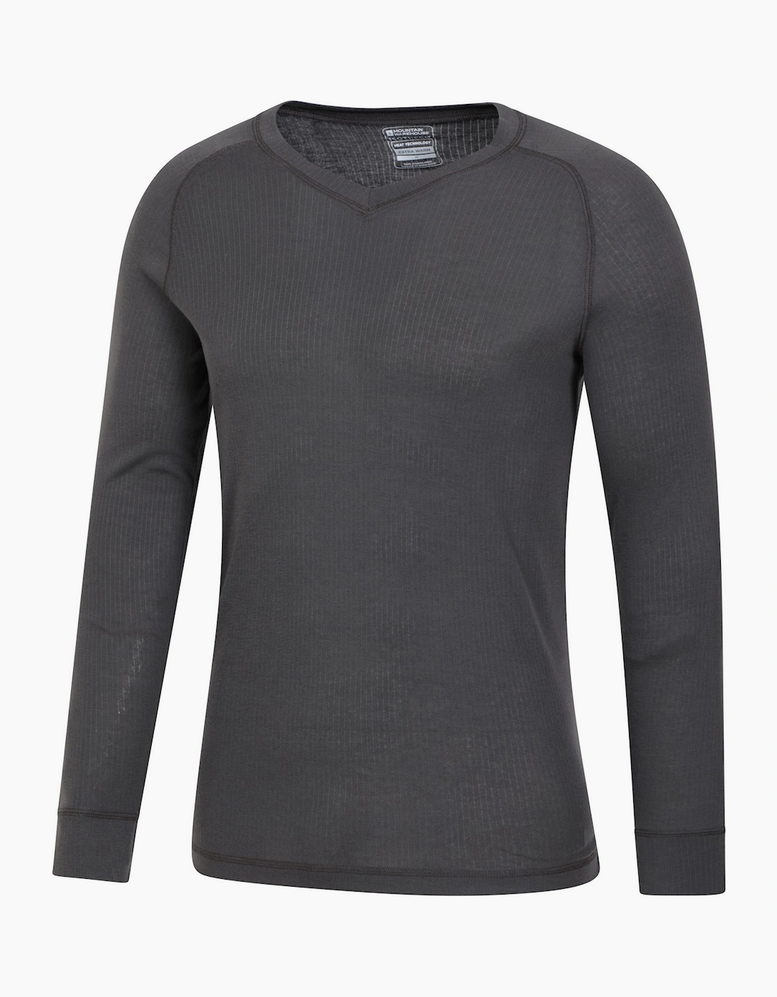 Mountain Warehouse Men's Grey Talus V Neck Thermal Top - Size: 4XL