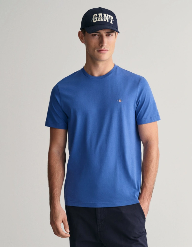 Regular Shield T-Shirt, Rich Blue