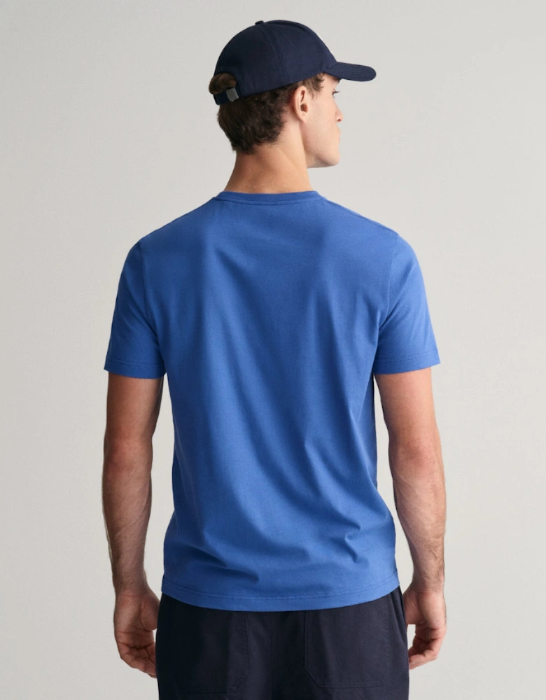 Regular Shield T-Shirt, Rich Blue