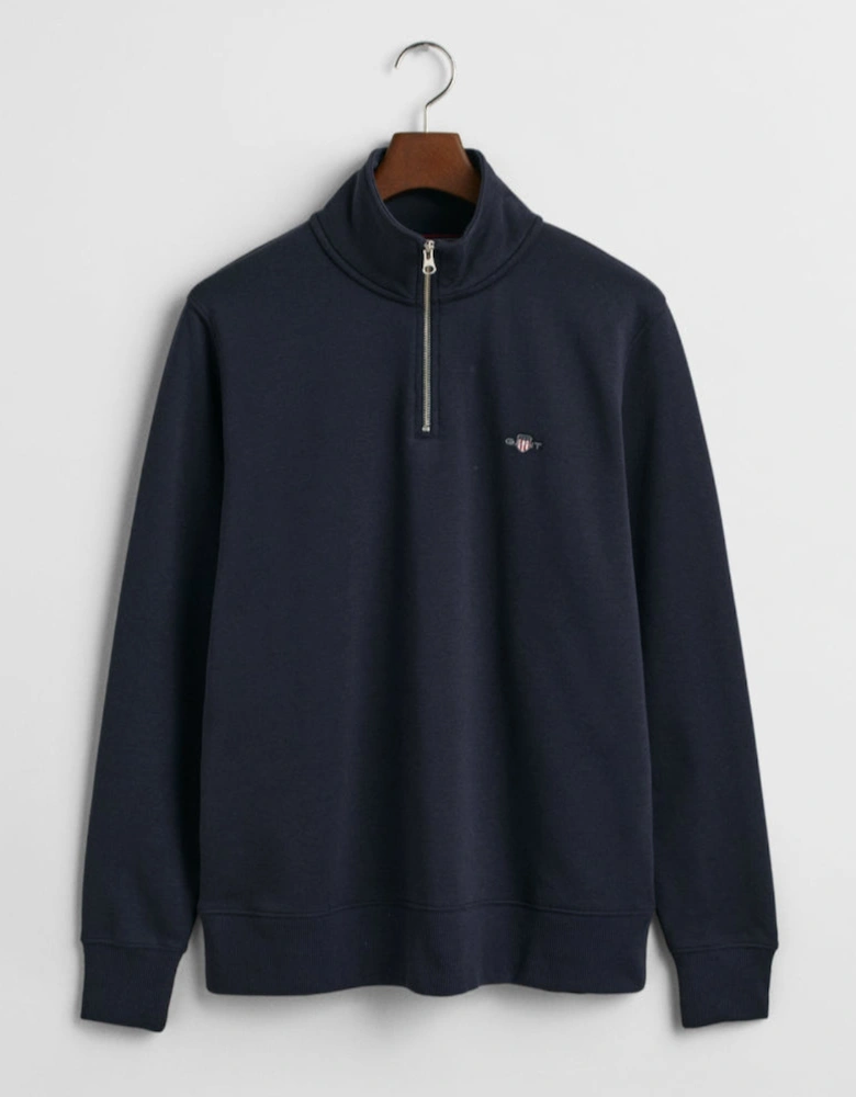 Shield Half-Zip Sweatshirt, Evening Blue