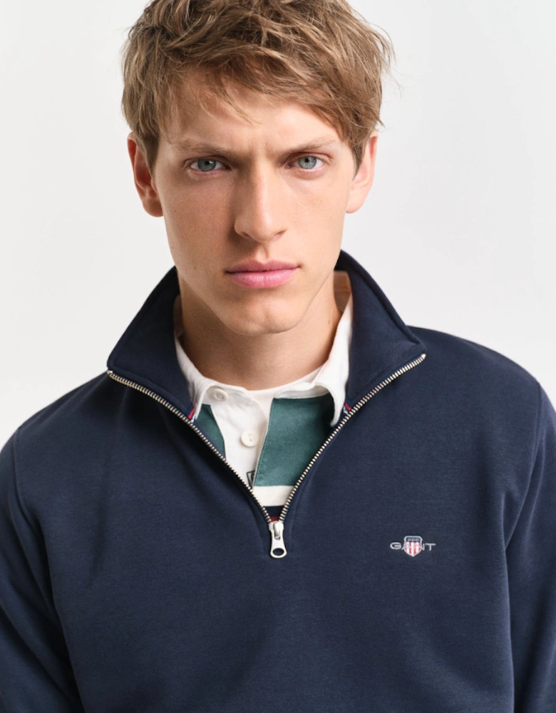 Shield Half-Zip Sweatshirt, Evening Blue