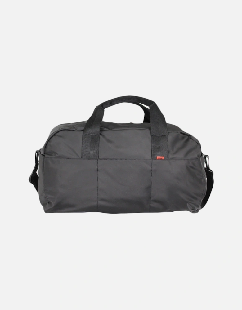 Red Logo Holdall, in Black