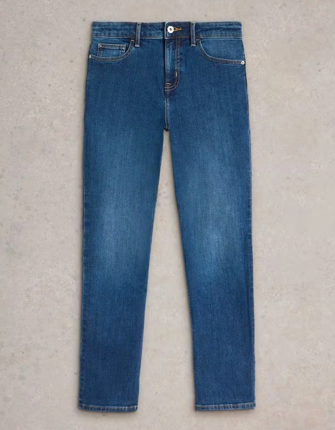 Women's Taylor Straight Jean Mid Denim