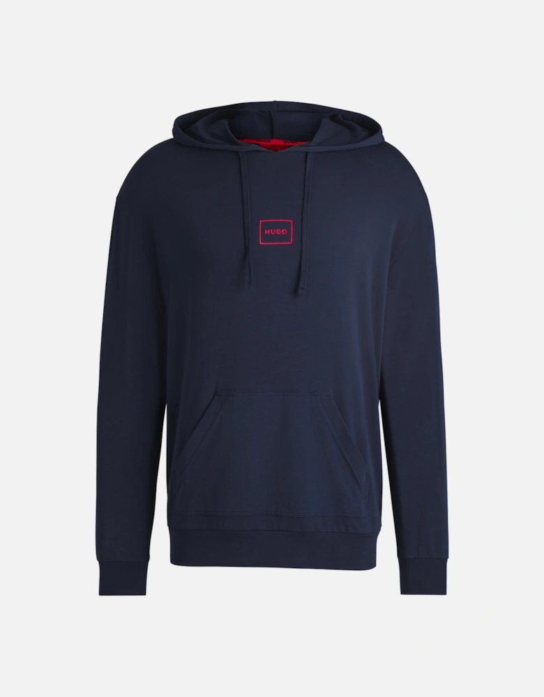 Laze Lightweight Hoodie in Relaxed Fit, Dark Blue