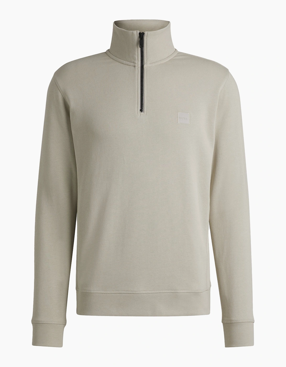 Hugo Boss Men's Boss Zetrust 1/4 Zip Sweat - Cream - Size, 40