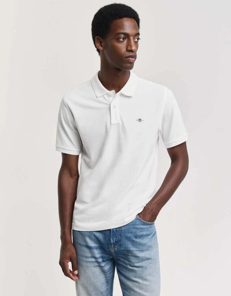 Embroidered Archive Shield Polo Shirt