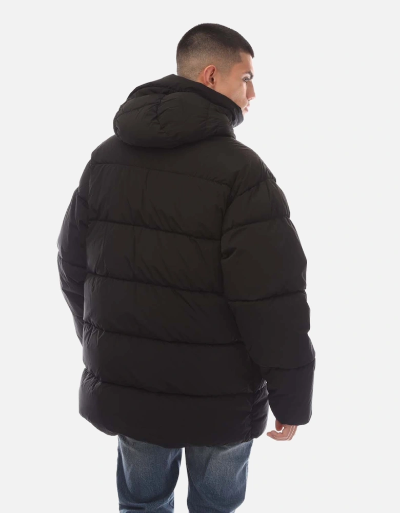 Nycra-R Hooded Long Down Jacket