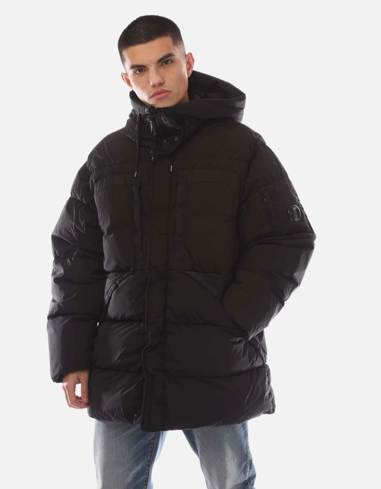 Nycra-R Hooded Long Down Jacket