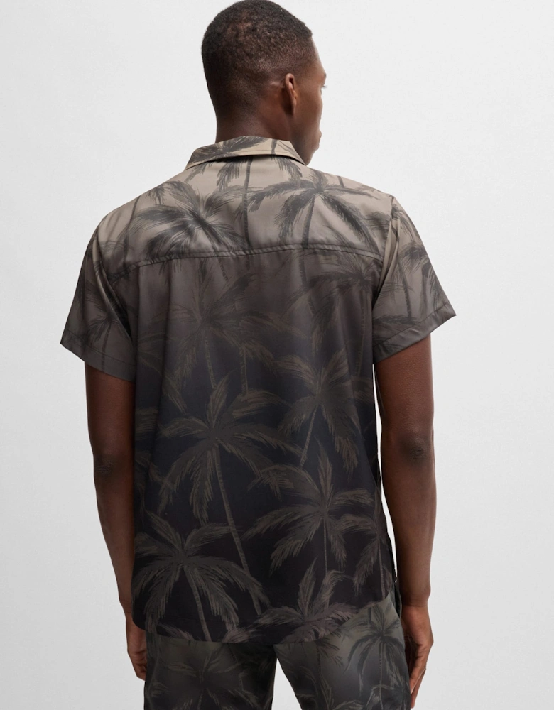 Seasonal Print Beach Shirt