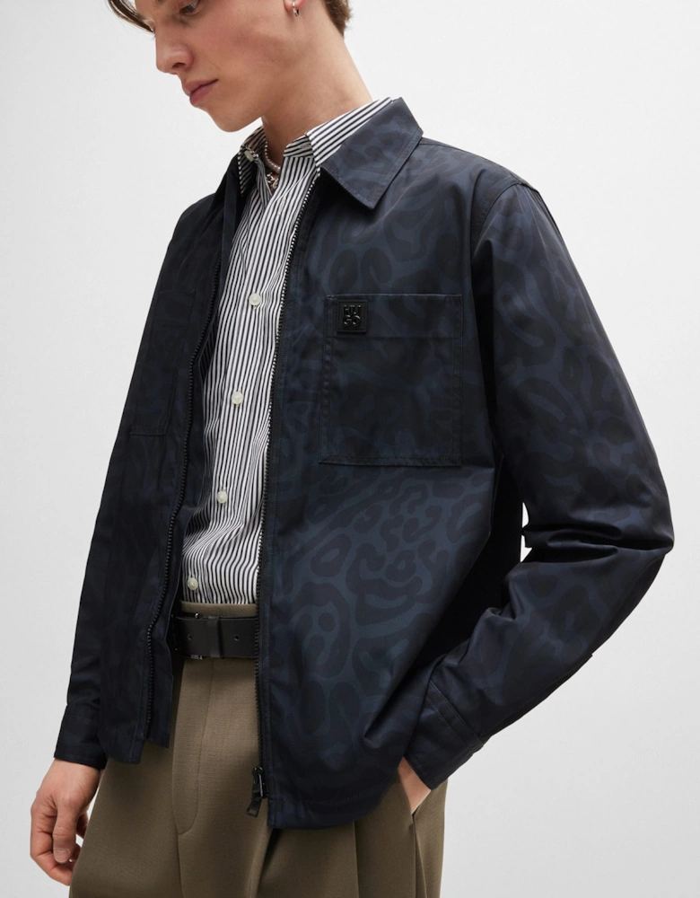 Oversize-Fit Shirt Jacket