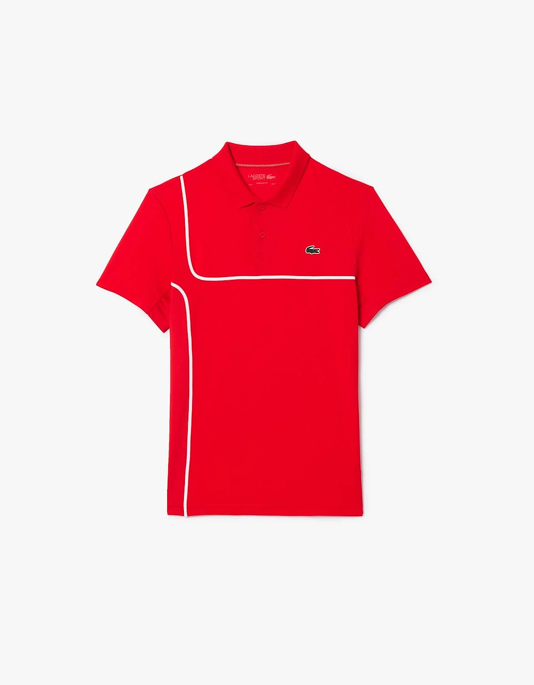 Lacoste Men's Tennis x Daniil Medvedev Regular-Fit Polo Shirt - Red - Size: 40