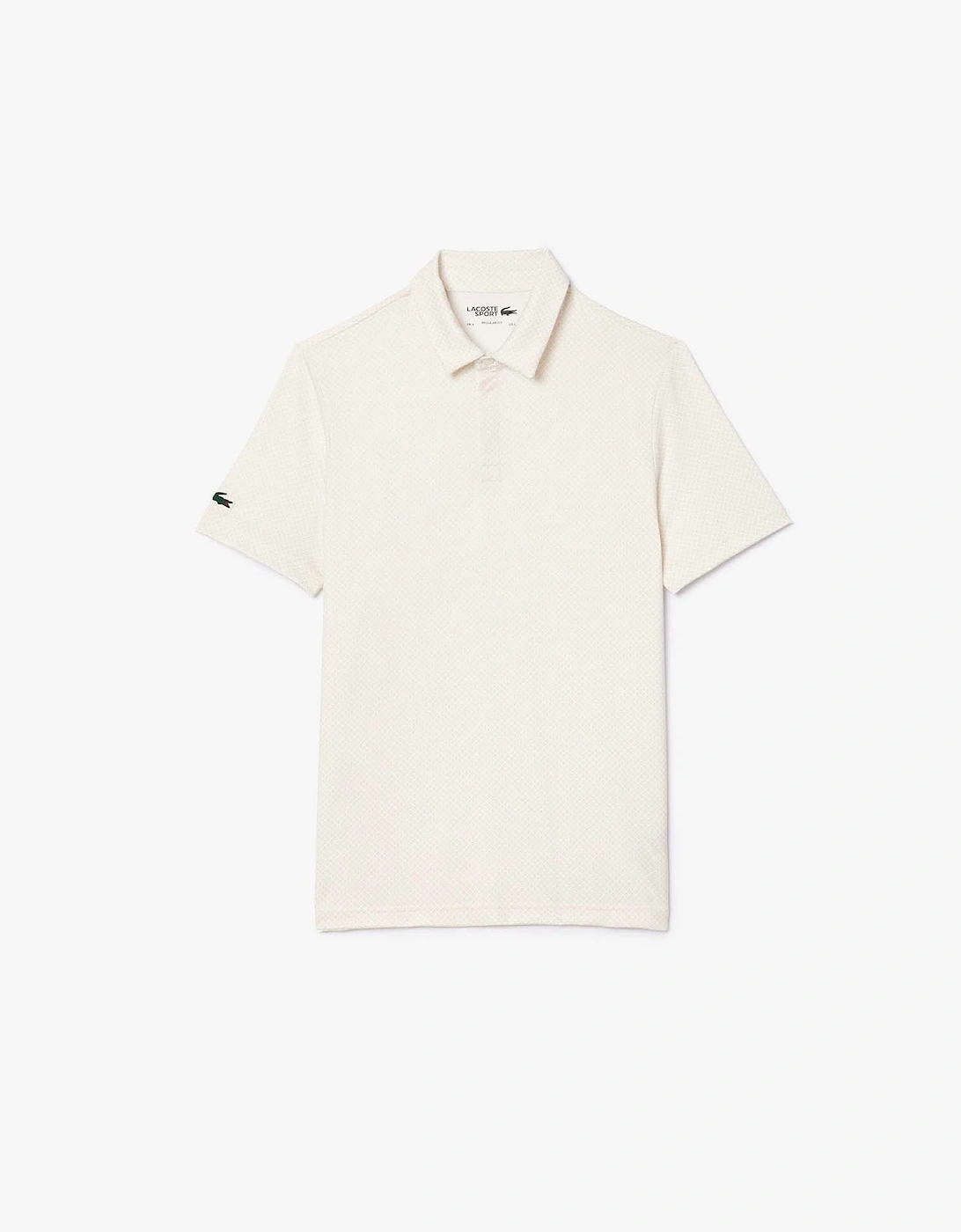 Lacoste Men's Regular-Fit UV Proect Golf Polo Shirt - Cream - Size: 38