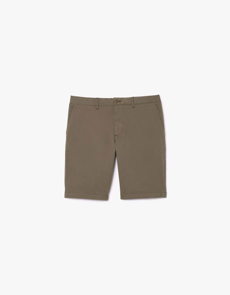 Slim-Fit Stretch Cotton Bermuda Shorts