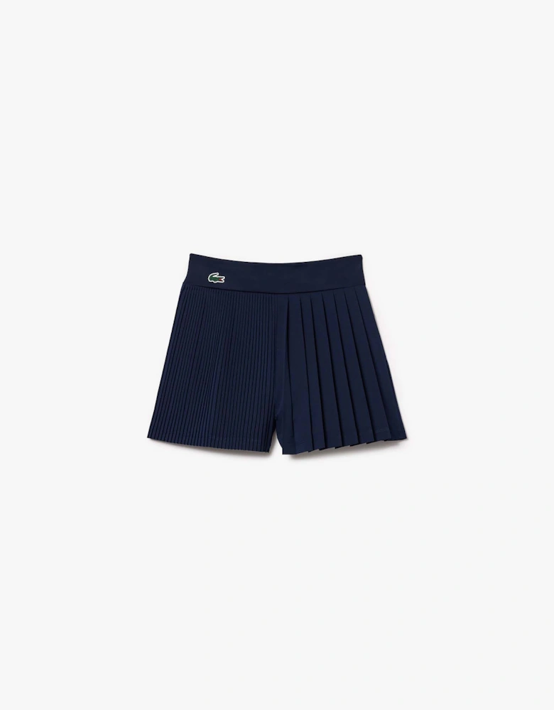 Pleated Lined Tennis Shorts