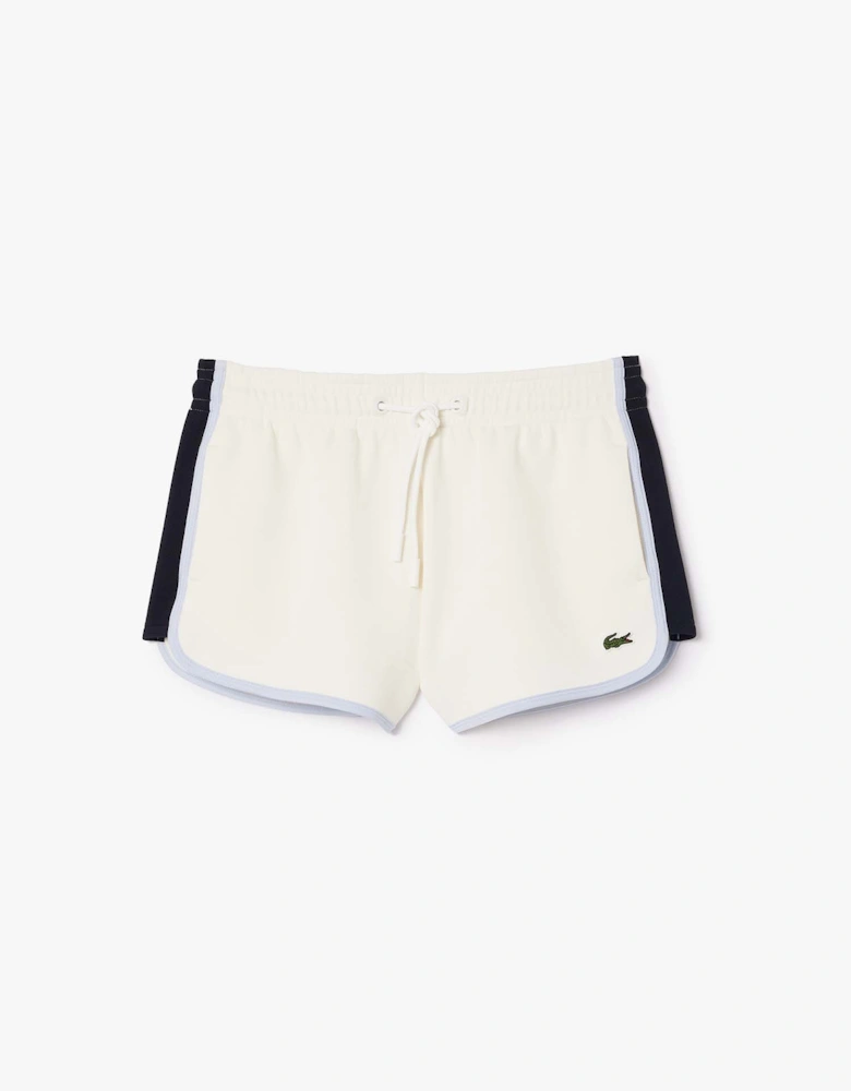 Contrast Panel Piqué Shorts