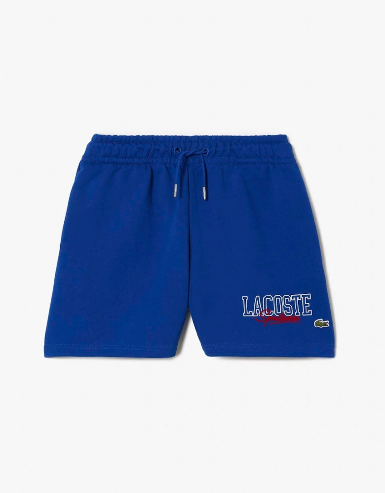 Juniors Print Fleece Shorts