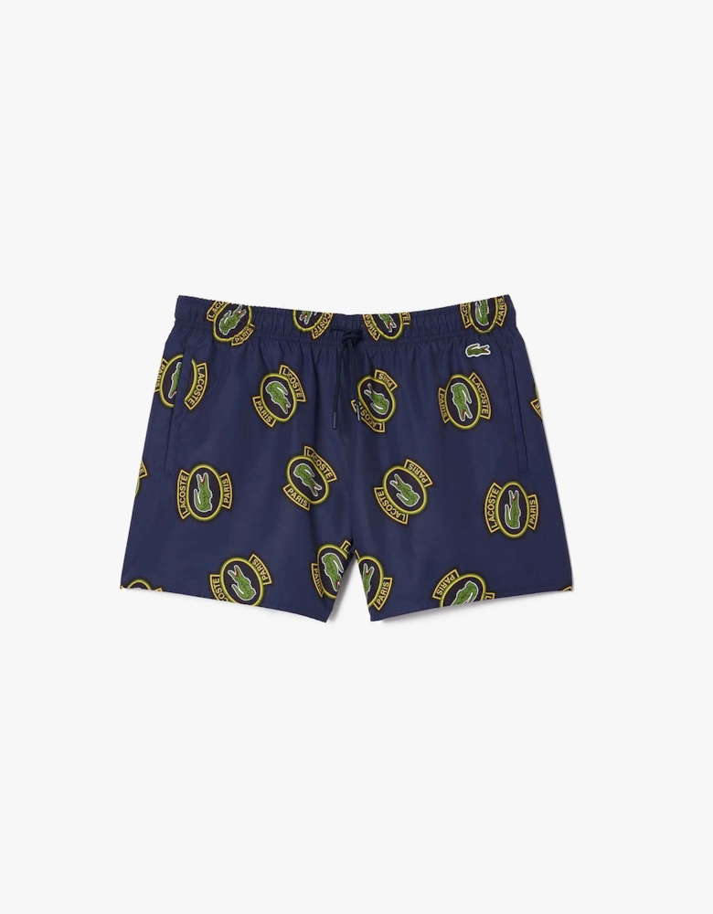 Short Printed Swim Trunks