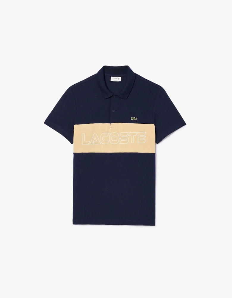 Regular-Fit Stretch Piqué Polo Shirt