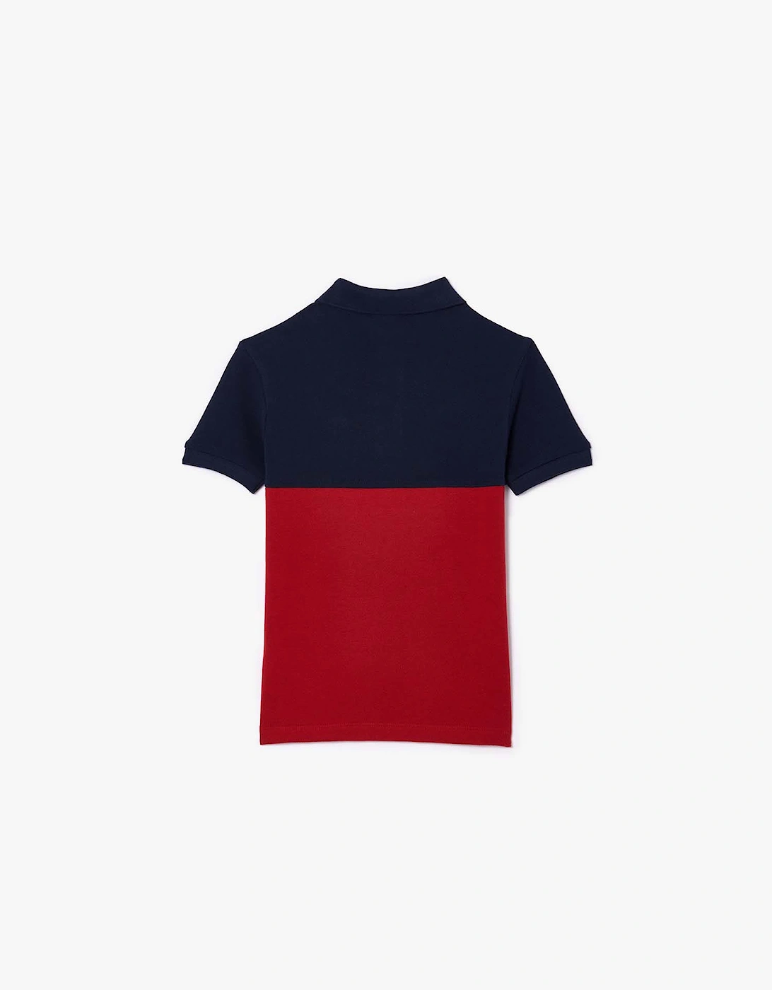 Juniors Colour Block Piqué Polo Shirt