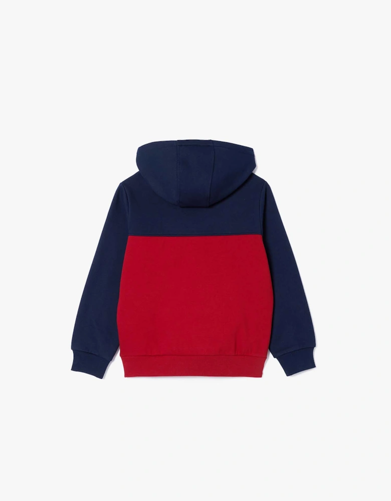 Juniors Colour Block Fleece Hoodie