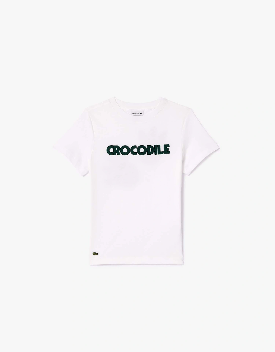 Juniors Crocodile Print Cotton T-Shirt, 4 of 3