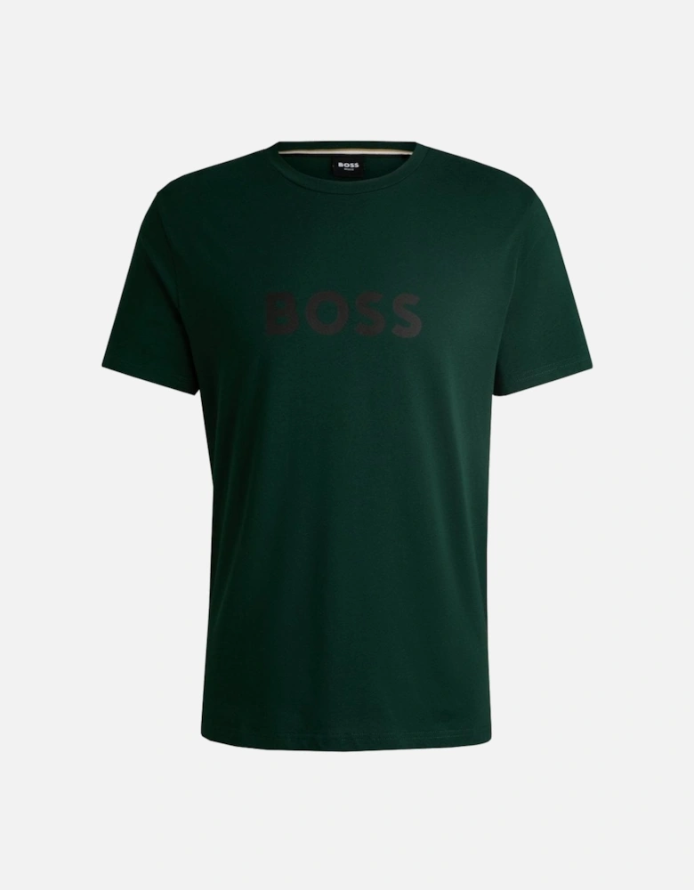 Dark Green Regular Fit T-shirt.