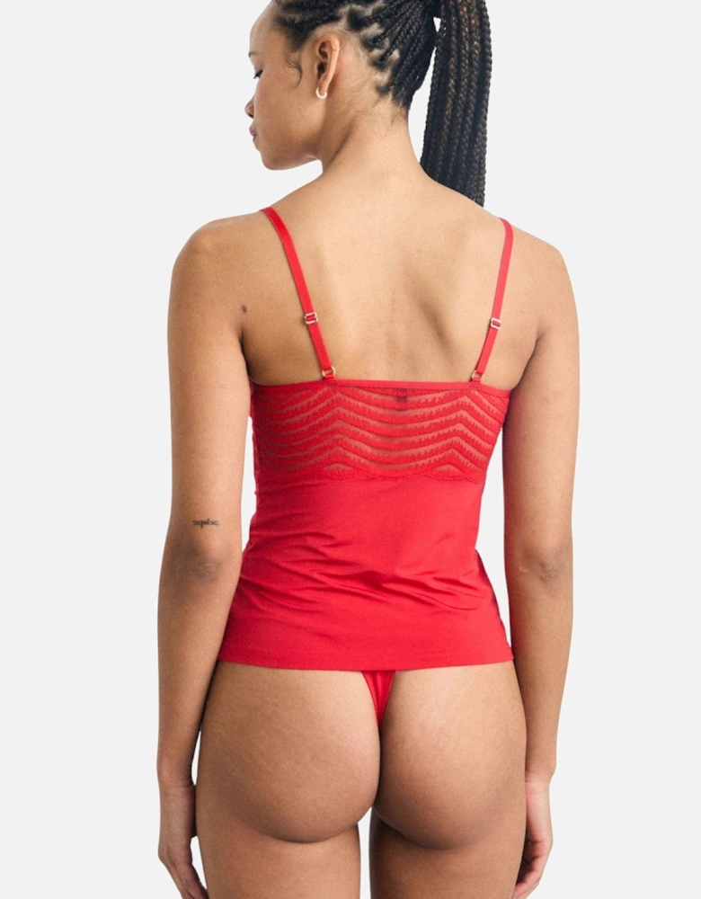 Luxe Vest & Thong Gift Set, Red