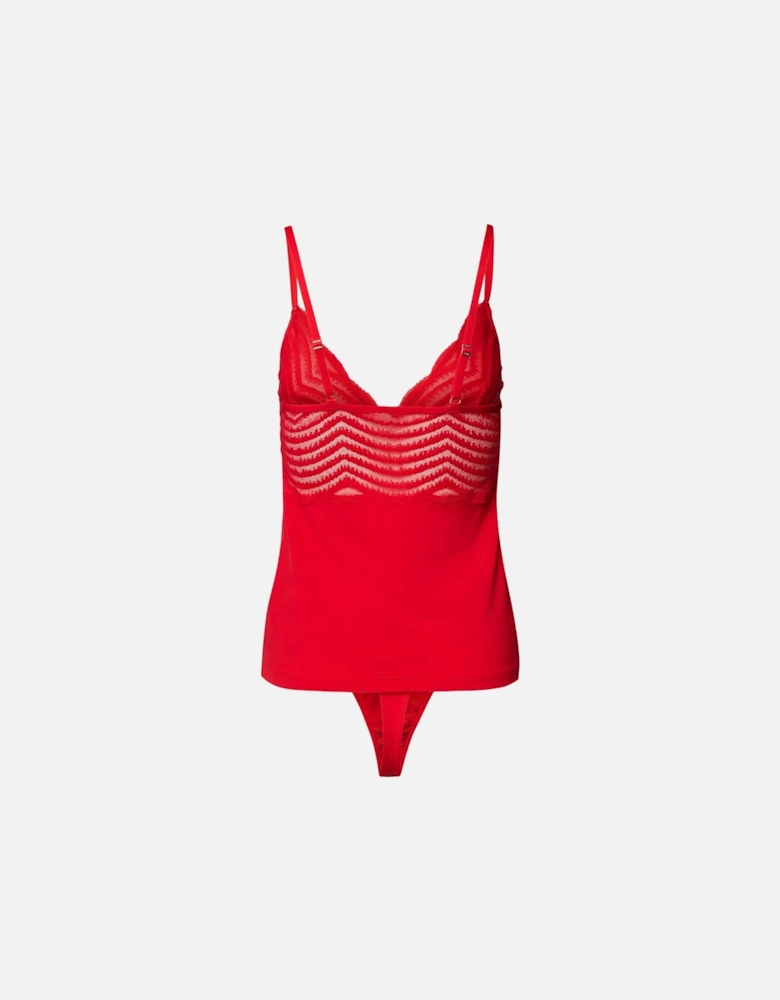 Luxe Vest & Thong Gift Set, Red