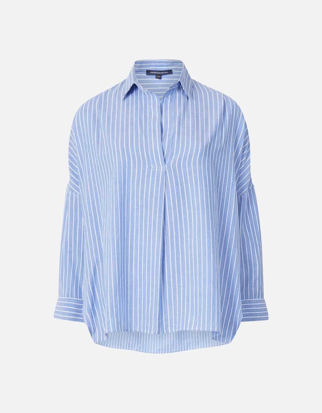 Rhodes Wider Stripe Popover Blue/White