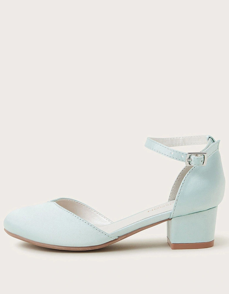 Girls Tulip 2 Part Heels - Light Green