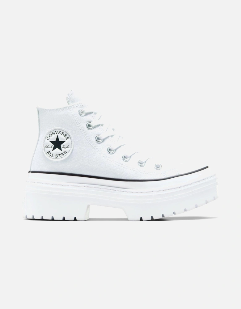 Womens Chuck Taylor All Star Lugged Heel Canvas Hi/Egret - White/Black