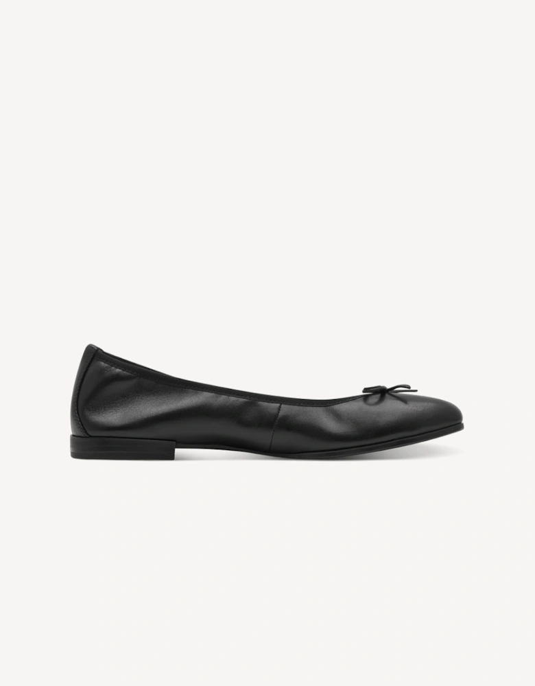 Women's 1-22116-41-001 Ballet Pump Leather Black