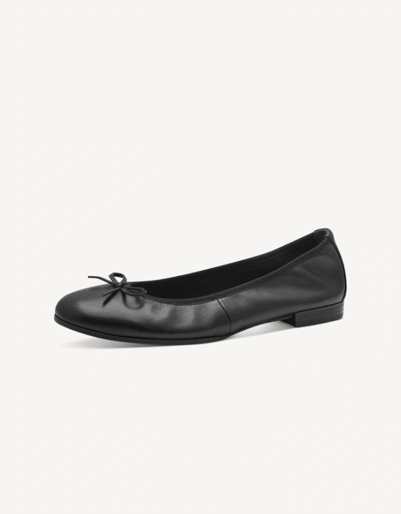 Women's 1-22116-41-001 Ballet Pump Leather Black