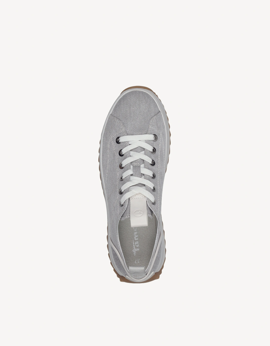 Women's 1-23731-41-204 Lace-up Trainer Light Grey