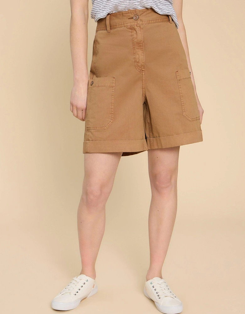 Carlie Cargo Shorts - Beige